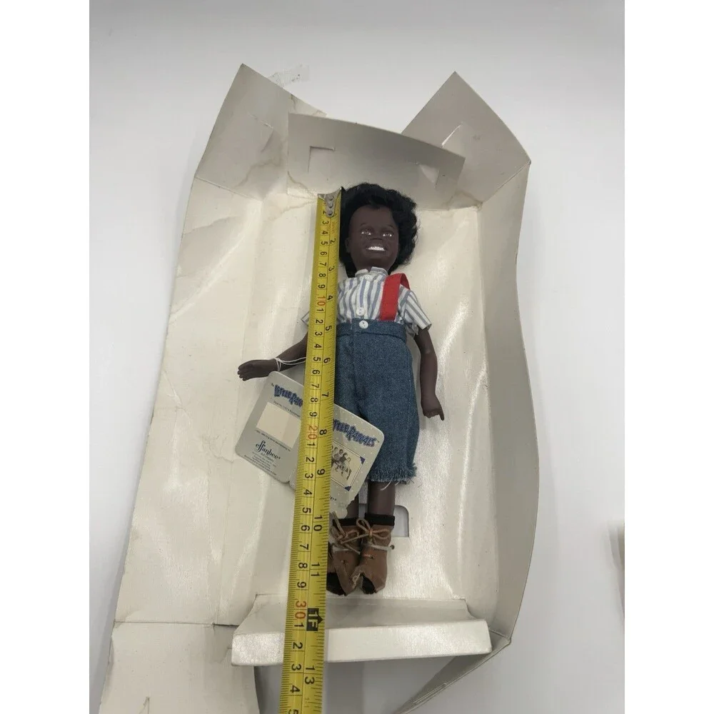 Vintage 1989 Effanbee Little Rascals Buckwheat Doll w/ Insert & Reg Card